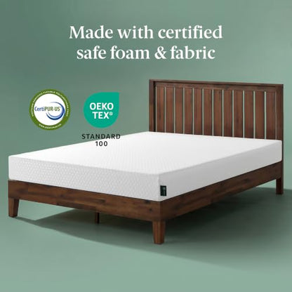 Zinus 6 Inch Queen Cooling Essential Memory Foam Mattress, Medium Feel, view 6