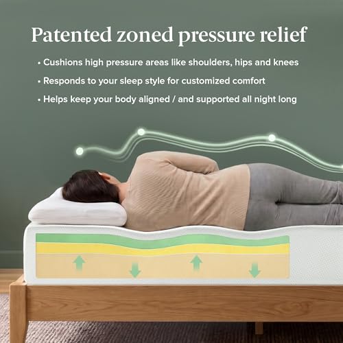 Zinus 10 Inch King Green Tea Memory Foam Mattress, Medium Firm Feel, view 7