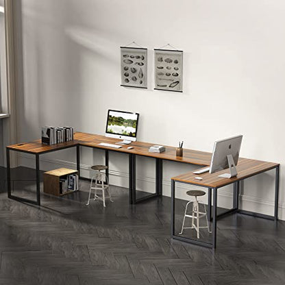Mission 48-Inch Home Office Computer Desk, Walnut, view 7