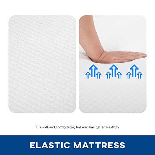 | 6 Inch Queen Mattress | Medium Firm | Gel Memory Foam | White, view 7