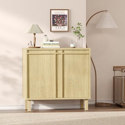 Sideboard Buffet Cabinet with Storage, Small Entryway Credenza, view 4