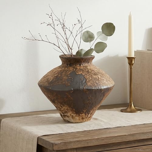 Small Stone Vase for Rustic Home Decor, view 2