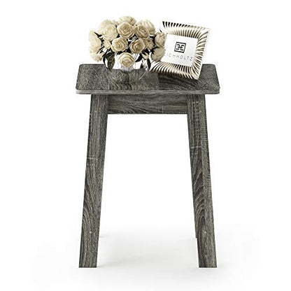 Beginning End Table, French Oak Grey
