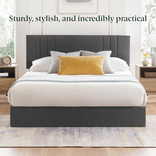 Zinus Billie Platform Bed Frame, Four Underbed Storage Drawers, King, view 4