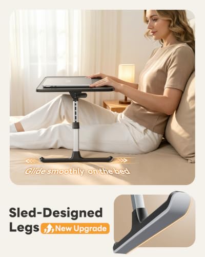 Height & Angle Adjustable Lap Desk Laptop Stand for Bed, view 6