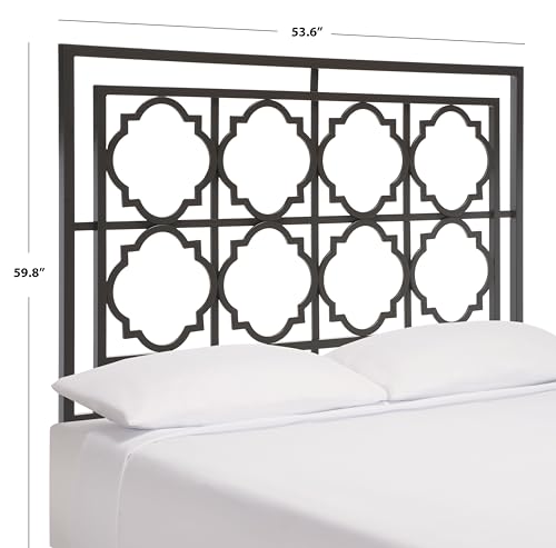 SAFAVIEH Home Collection Silva Gunmetal Headboard, Full