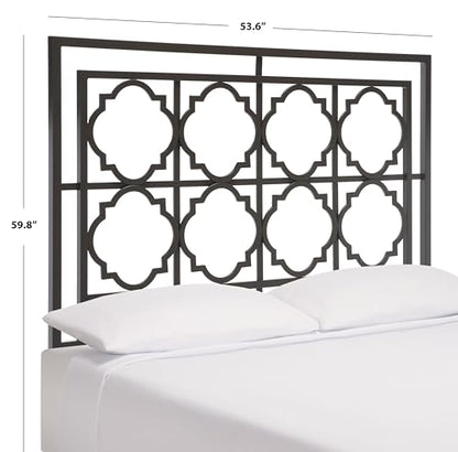 SAFAVIEH Home Collection Silva Gunmetal Headboard, Full