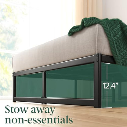 ABEL 14 Inch Platform Bed Frame, Steel Slat Support, Easy Assembly, view 5