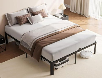 Full Metal Bed Frame 14 Inch, Heavy Duty Platform, No Box Spring Needed, view 3