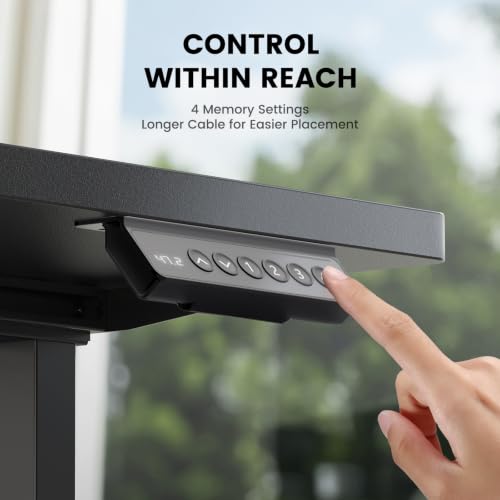 Dual Motor Standing Desk Legs for 44-90 inch Desktops, 264 lbs, view 5
