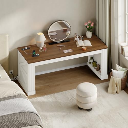 63'' Farmhouse Executive Desk, view 5