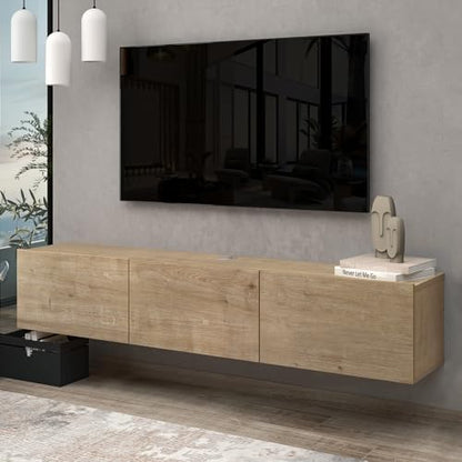 Floating TV Stand Wall Mounted for 65"–80" TVs, view 2