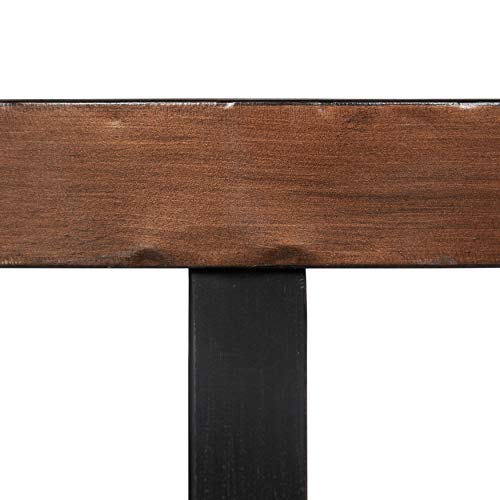 Zabel Modern Round Metal Coffee Table with Criss Cross Base, Bronze and Black