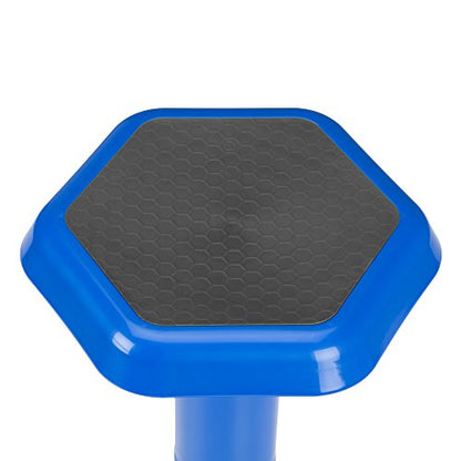 Backless Active Learning Stool for Office Desks and Classrooms, Active Learning Wobble Chair with Rocking Motion, 18"H, Blue