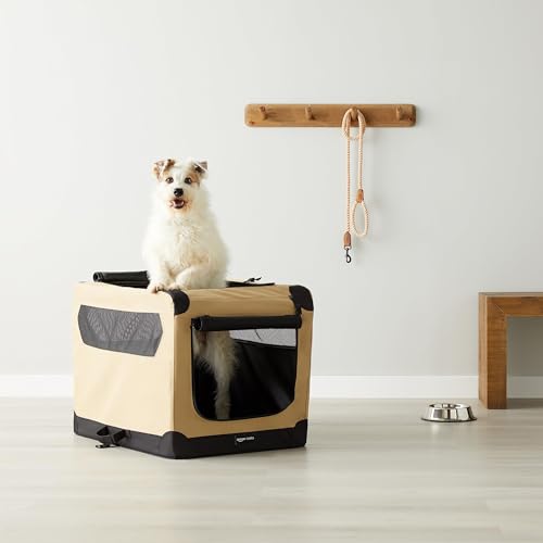 Portable Folding Soft Dog Crate, Double Door, Collapsible Travel Kennel, view 7