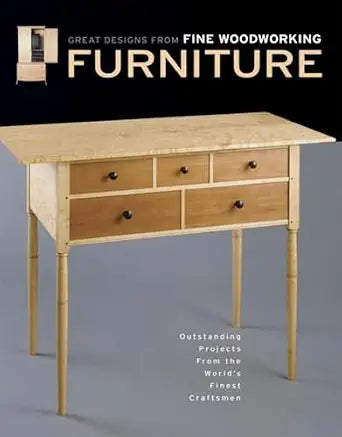 Furniture Great Designs from Fine Woodworking book cover, view 2