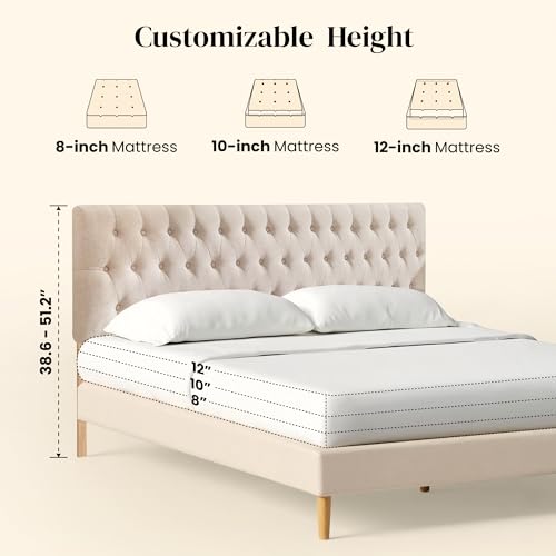 Headboards for King Size Bed in Modern Button Design, view 3
