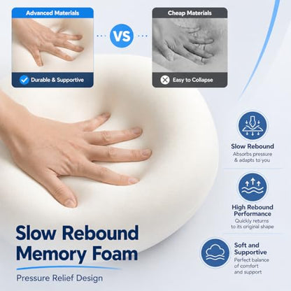 G-Shape Memory Foam Travel Pillow, Neck Pillow, view 7