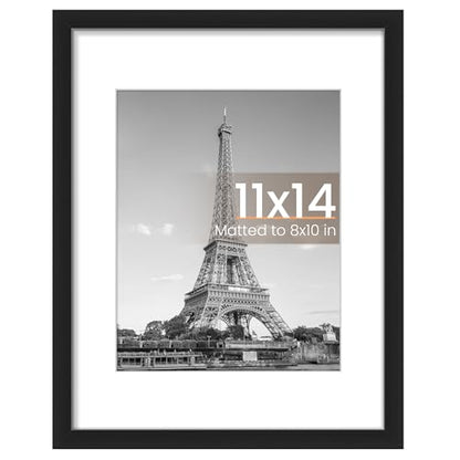 11x14 Picture Frame, Wall Decor Photo Frames, Black 1 Pack, view 2
