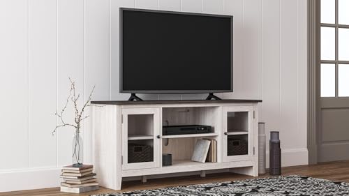 Signature Design by Ashley Dorrinson Farmhouse TV Stand, 60 Inch TV Console, view 3