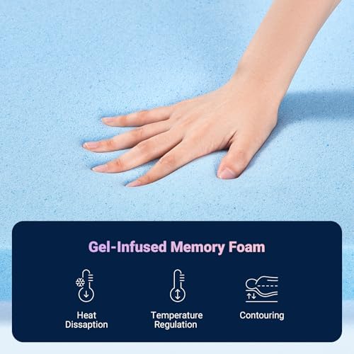 10 Inch Full Size Mattress, Medium Firm Hybrid Mattress in a Box, view 5