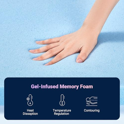 10 Inch Full Size Mattress, Medium Firm Hybrid Mattress in a Box, view 5
