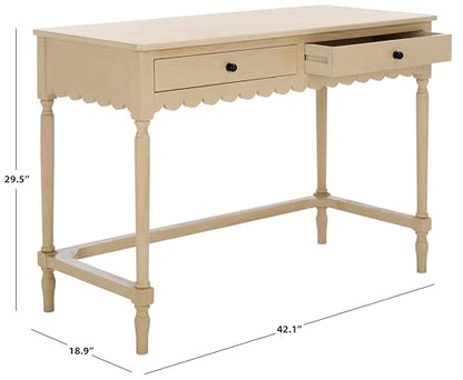 SAFAVIEH Home Collection Haven Farmhouse Country Cottage Natural Brown 2-Drawer, view 3
