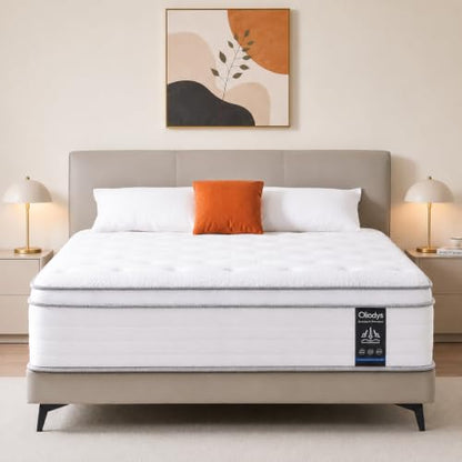 Full Mattress 12 Inch, Hybrid Spring Mattress, Medium Firm, view 2