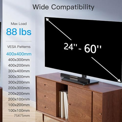 Universal TV Stand Legs for 24-60 inch TVs to 88lbs with Mount, view 3