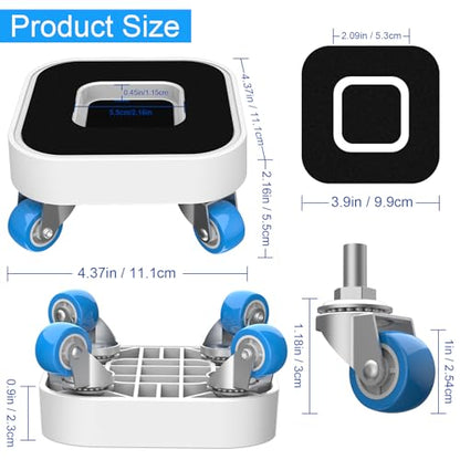 New Upgrade Furniture Sliders, Furniture Movers with Wheels, Furniture Lift Mover Tool Set with 360° Rotatable Wheels, Furniture Dolly for Moving Heavy Duty Sofa, Bed, Load Capacity Up to 750lb
