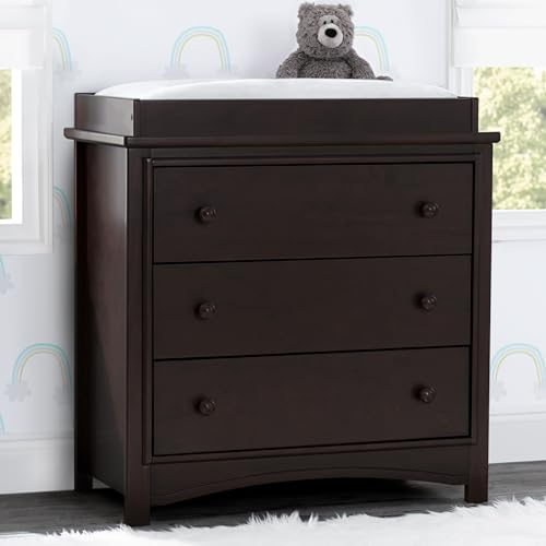 Perry 3 Drawer Dresser with Changing Top and Interlocking Drawers, view 3