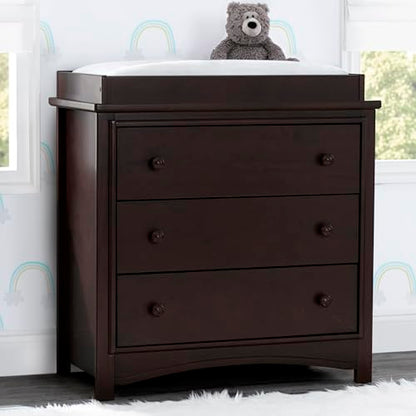 Perry 3 Drawer Dresser with Changing Top and Interlocking Drawers, view 3