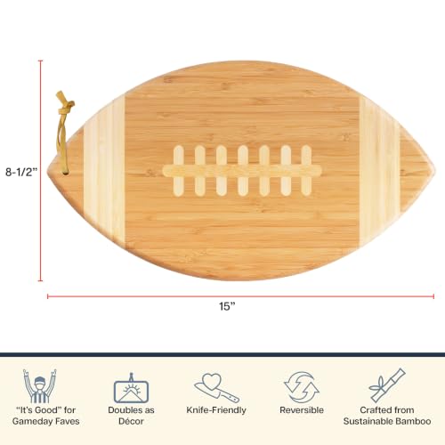 Football Shaped Cutting Board and Charcuterie Board, view 4