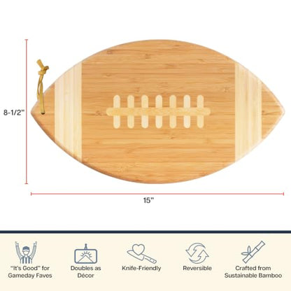 Football Shaped Cutting Board and Charcuterie Board, view 4