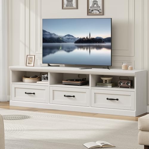70 Inch Mid-Century Modern TV Stand for 65/70/75 in TV, view 2