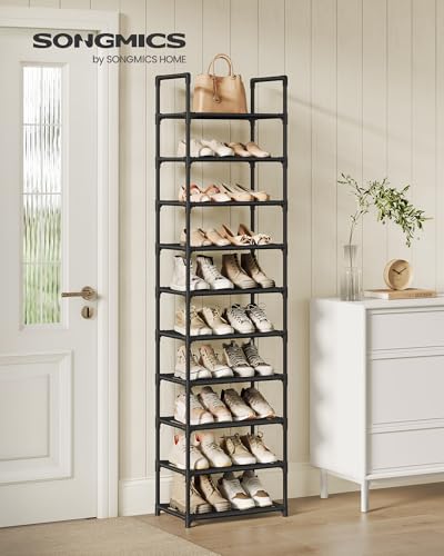 Shoe Rack, 10-Tier Shoe Shelf, Shoe Storage Organizer, view 5