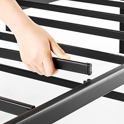 King Size Black Metal Bed Frame with 18 Inch Style, view 7