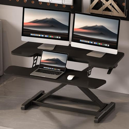 FLEXISPOT Standing Desk Converter 36" Desk Riser, view 3