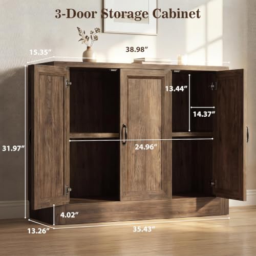 78" Modular Buffet Sideboard Cabinet Set of 2, view 2