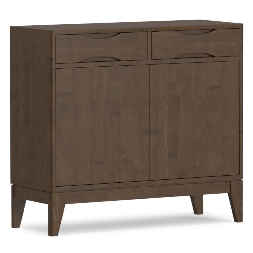 Harper 40" Wide Solid Wood Cabinet in Walnut Brown, view 2