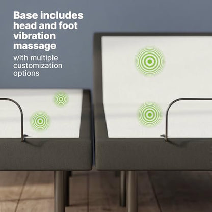 Adjustable Bed Frame & Power Base with Wireless Remote, view 7