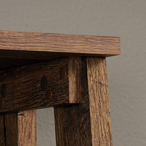 Trestle 5-Shelf Bookcase/ Book Shelf, Vintage Oak finish