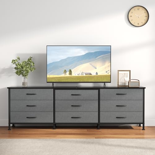 TV Stand for Living Room with Storage, Media Console Table Fit 75" TV, view 3