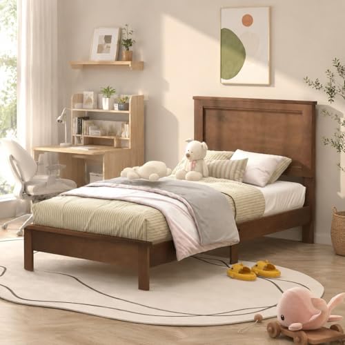 Wood Bed Frames with Headboard, view 2