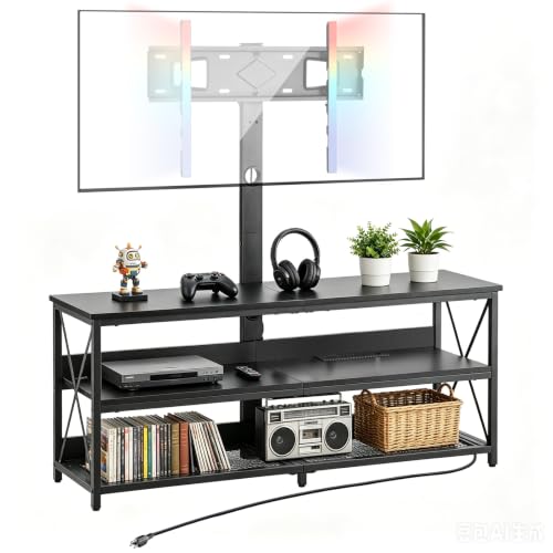 TV Stand with Mount, 47.2 Inch, TV Stand Console with Power Outlet, view 2