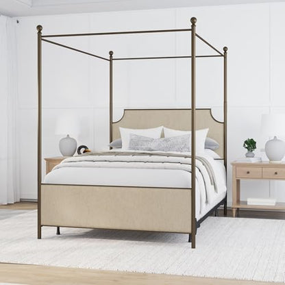 Furniture McArthur Queen Metal and Upholstered Bed, view 7