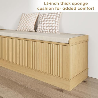 Corner Dining Table Set, 6-Piece Breakfast Nook Dining Set with Storage Bench and Stools, 47" Banquette Seating for Small Space, Apartment Kitchen & Dining Room, Natural Wood