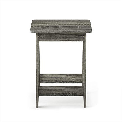 Beginning End Table, French Oak Grey