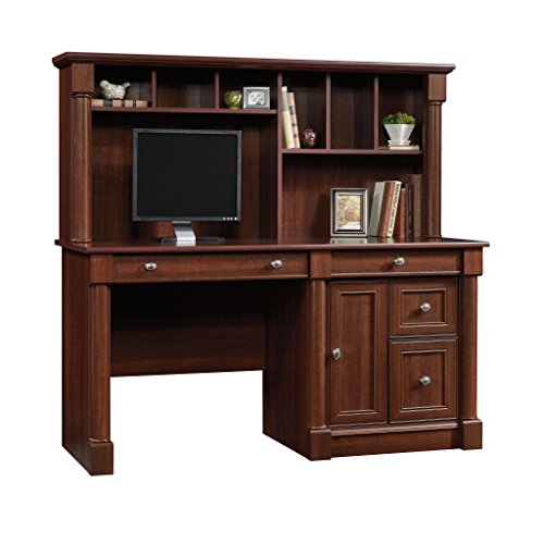 Palladia Computer Desk with Hutch, Large Storage and File Drawer, view 2