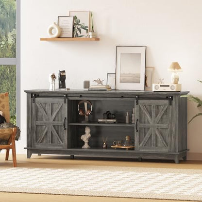 66" Farmhouse Home TV Stand for Up to 75" Television, view 7